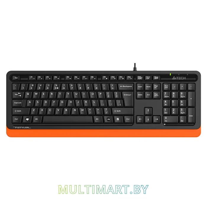 Клавиатура A4Tech Fstyler FKS10 (черный/оранжевый)
